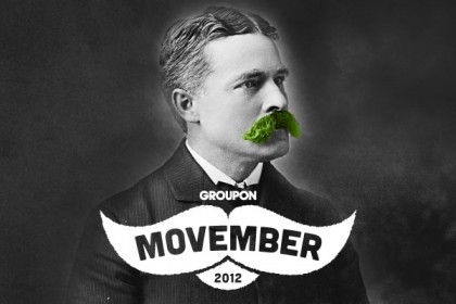 Groupon Movember 2012