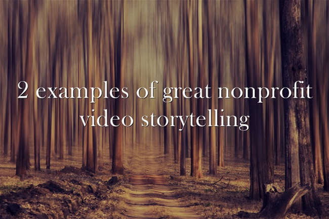2 examples of great nonprofit video storytelling