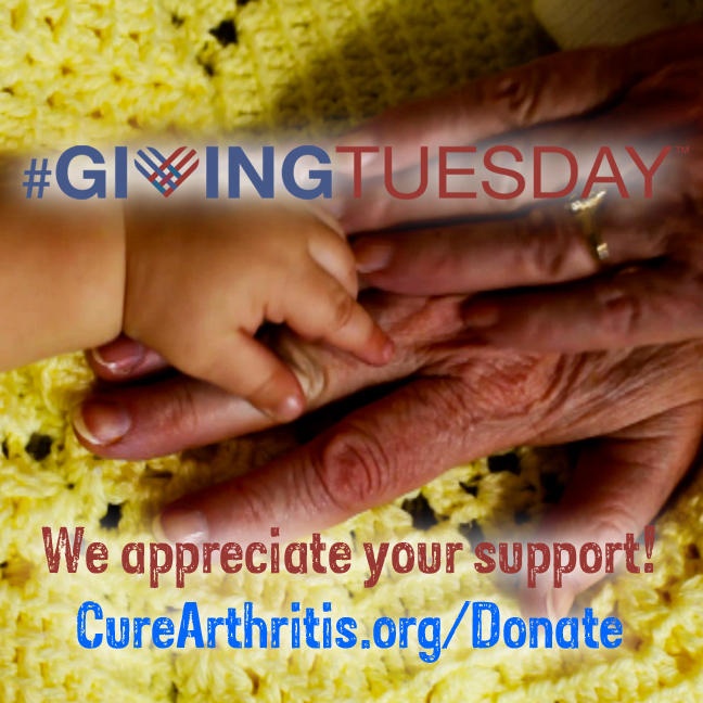 CureArthritis.org #givingtuesday