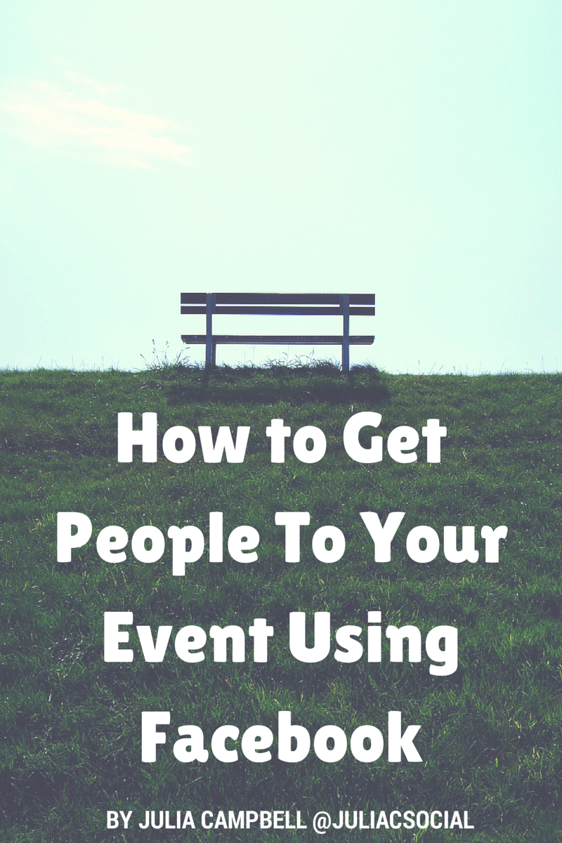 How To Get People To Your Nonprofit Event Using Facebook