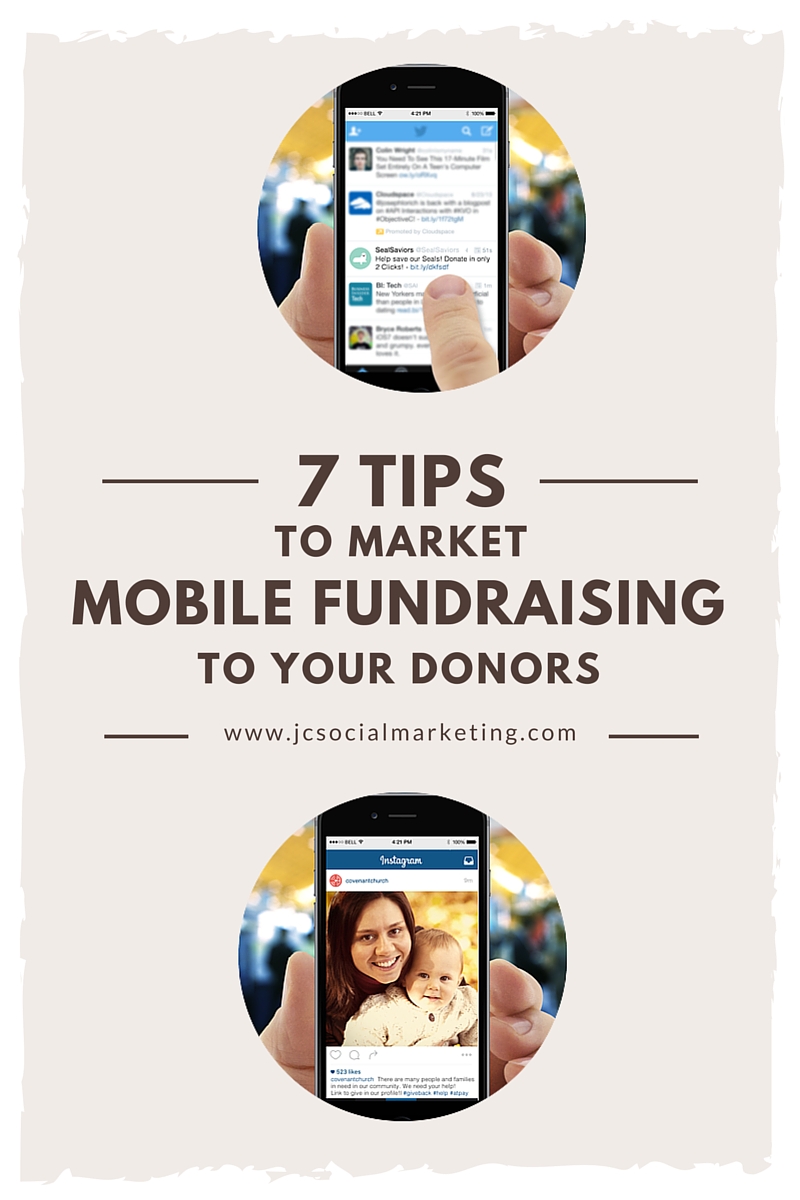 7 tips to market mobile fundraising to your donors