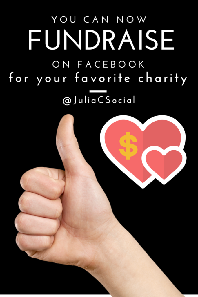 You can now fundraise on Facebook for your favorite charity