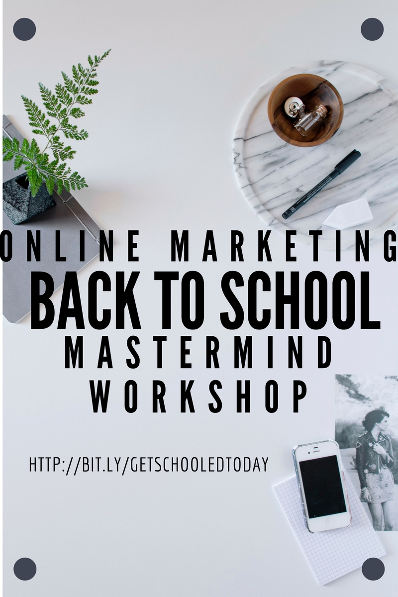 Back to school digital marketing workshop