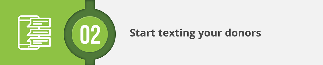 Tip #2. Start texting your donors.