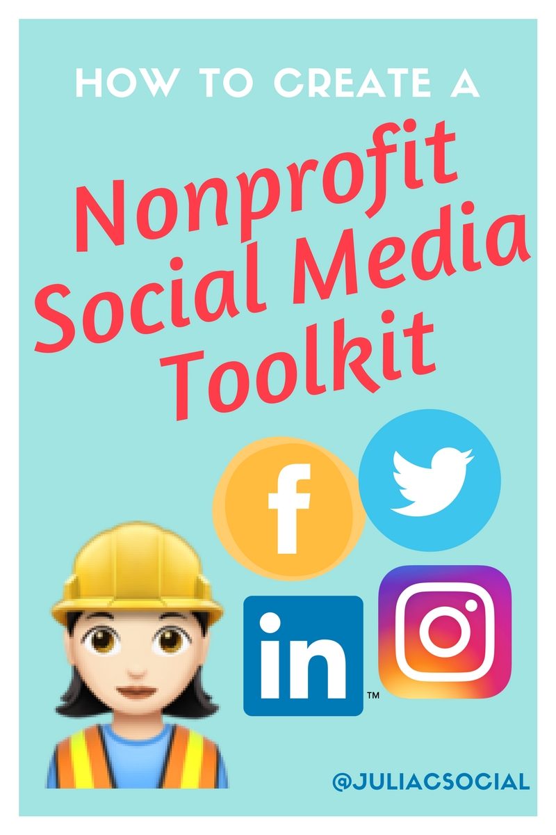 how to create a nonprofit social media toolkit