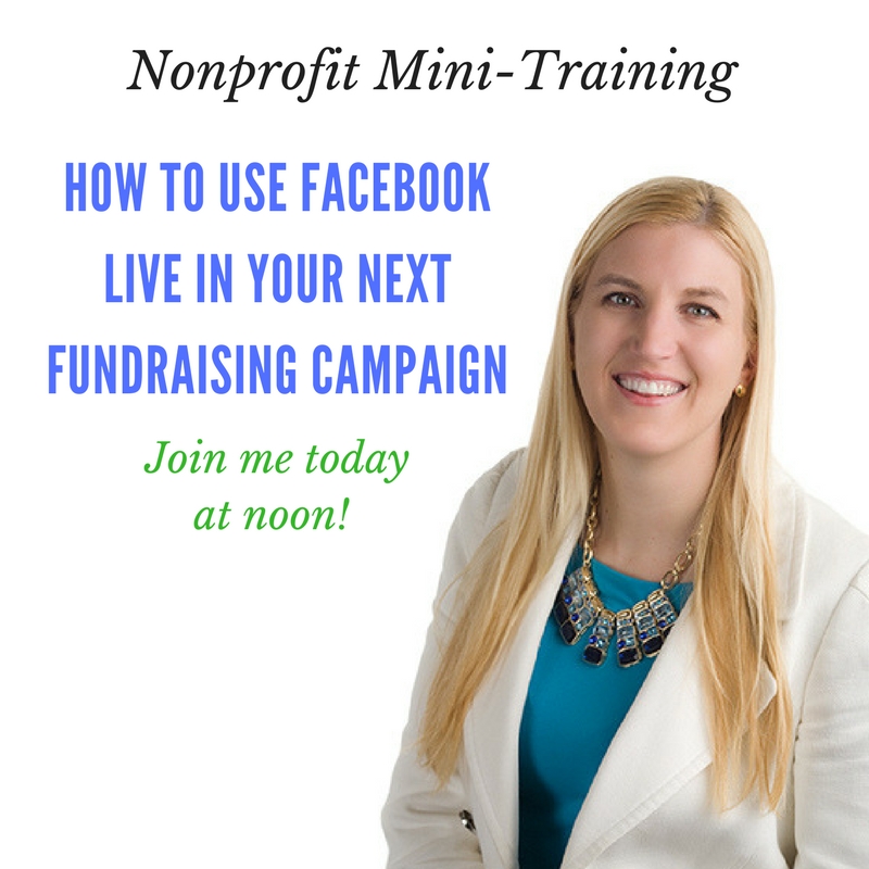 5 Ways to Use Facebook Live In Your Next Fundraising Campaign