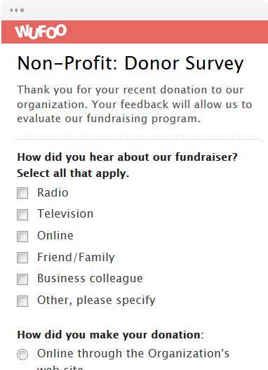 Donor Survey
