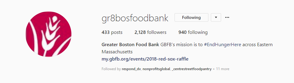 nonprofits on instagram