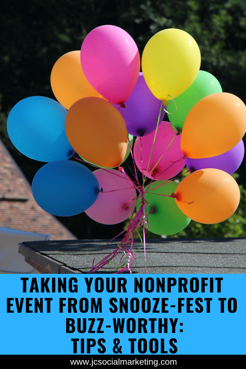 Nonprofit events tips and tools