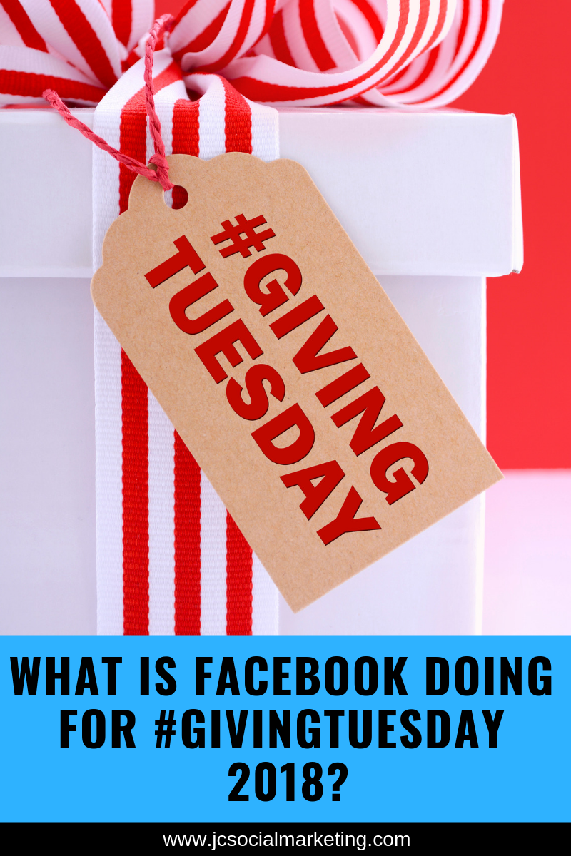 What is Facebook doing for #GivingTuesday 2018