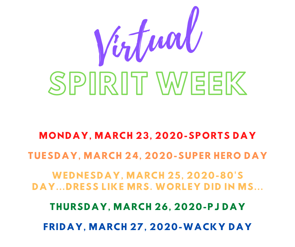 Virtual Spirit week