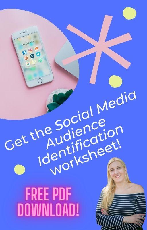 Get the Social Media Audience Identification worksheet JPG