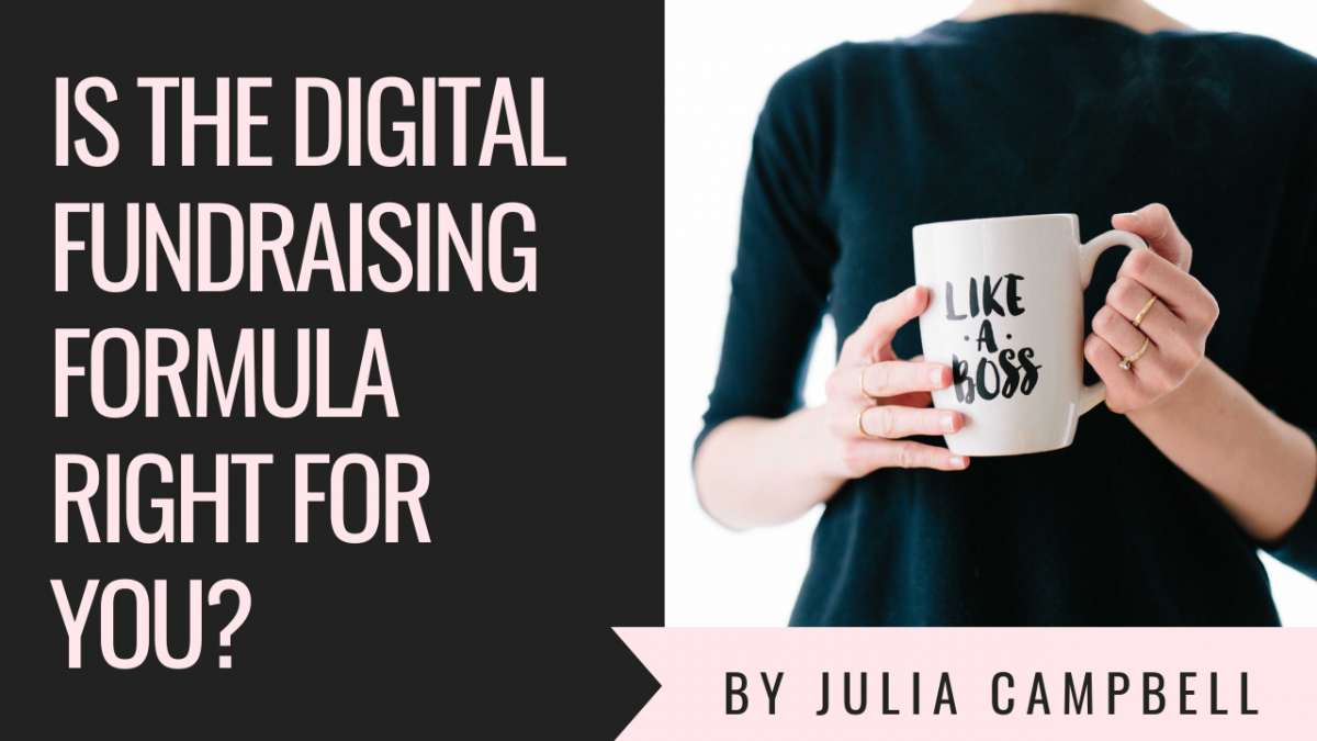 Is the Digital Fundraising Formula right for you